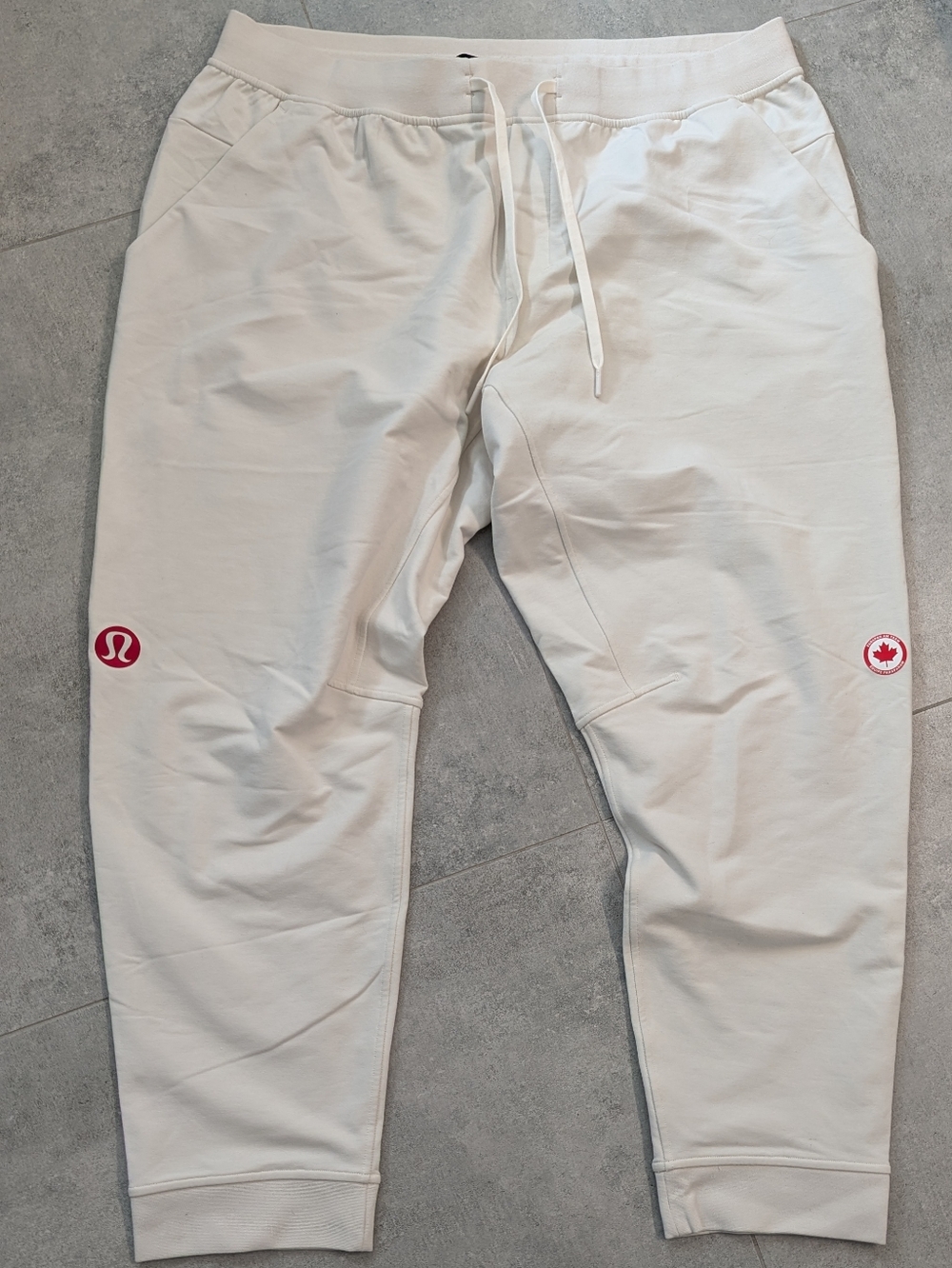 Lululemon Team Canada Paralympic Steady State Jogger Cream 3XL Rare